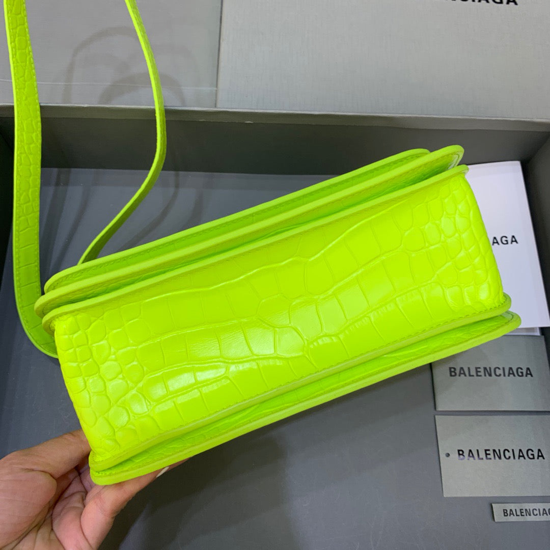 Balen Gossip Small Shoulder Bag Green Neon, For Women,  Bags 9.1in/23cm