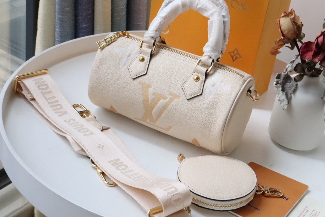 LV Monogram 20cm White Cream