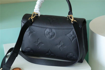 LV Madeleine MM Monogram Empreinte Black For Women,  Shoulder and Crossbody Bags 11.8in/30cm LV M45976