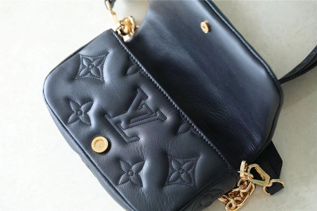 LV Wallet On Strap Bubblegram Monogram In Wallets and Small Leather Goods For Women M81398 7.9in/20cm LV M81398