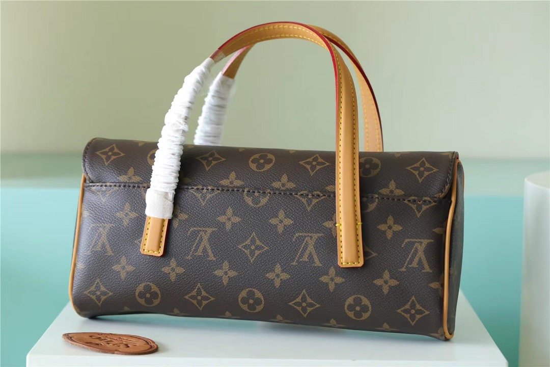 LV Monogram Sonatine Handbag Monogram Canvas For Women Brown 11.4in/29cm LV M51902