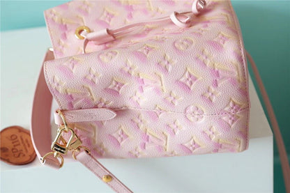 LV NeoNoe BB Monogram Empreinte Pink For Women,  Shoulder And Crossbody Bags 7.9in/20cm LV 