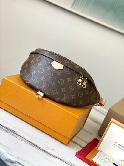 LV Bumbag 37cm Monogram Canvas Spring/Summer Collection, Brown