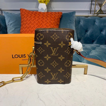 LV Phone Box Monogram Canvas By Virgil Abloh For Women, WoHandbags 6.7in/17cm LV M44914