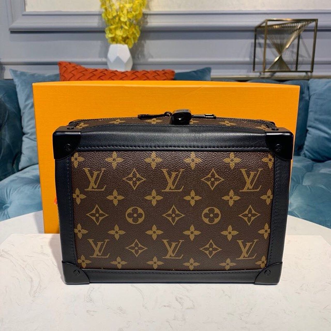 LV Soft Trunk Monogram Canvas For Men, Bags, Shoulder And Crossbody Bags 9.8in/25cm LV M44478