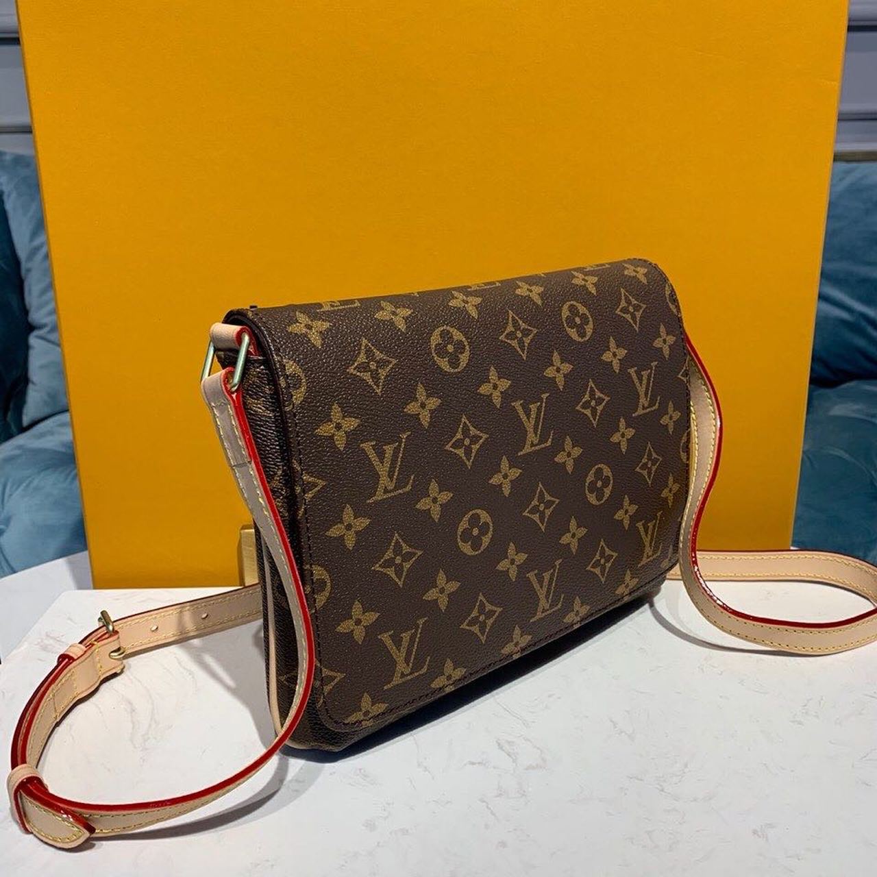 LV Tango Monogram Canvas For Women, Women’s Handbags, Shoulder And Crossbody Bags 9.1in/23cm LV M51257