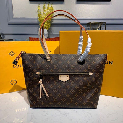 LV Lena MM Monogram Canvas For Women, Women’s Handbags, Shoulder Bags 16.5in/42cm LV M42267