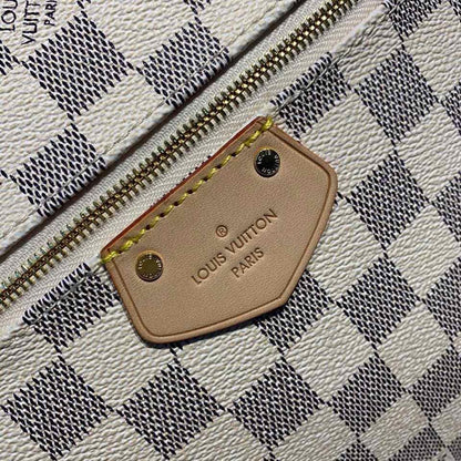 LV Lena MM Damier Azur Canvas For Women, Women’s Handbags, Shoulder Bags 13in/33cm LV N44040