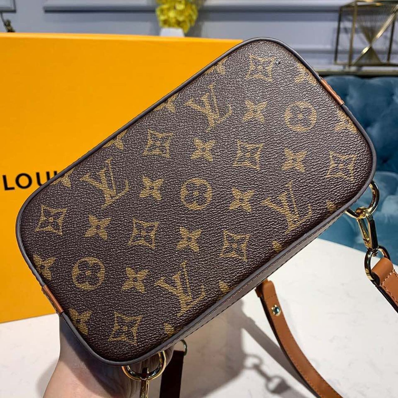 LV Dauphine Backpack PM Monogram and Monogram Reverse Canvas By Nicolas Ghesquiere For Spring-Summer, WoBags 20cm LV M45142