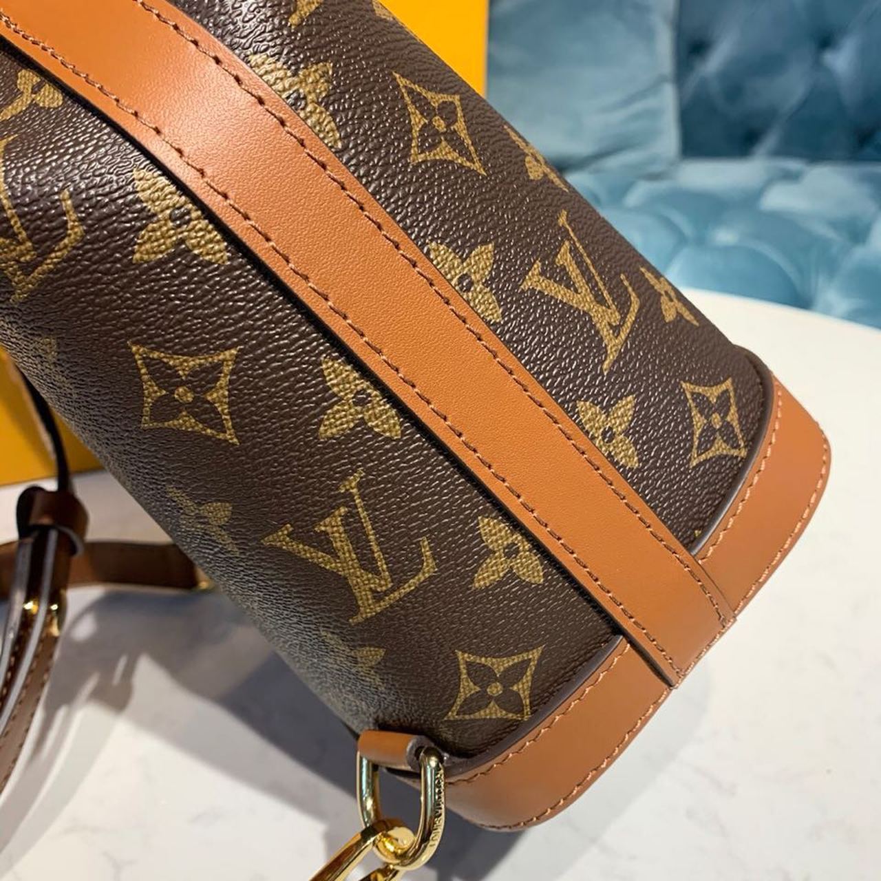 LV Dauphine Backpack PM Monogram and Monogram Reverse Canvas By Nicolas Ghesquiere For Spring-Summer, WoBags 20cm LV M45142