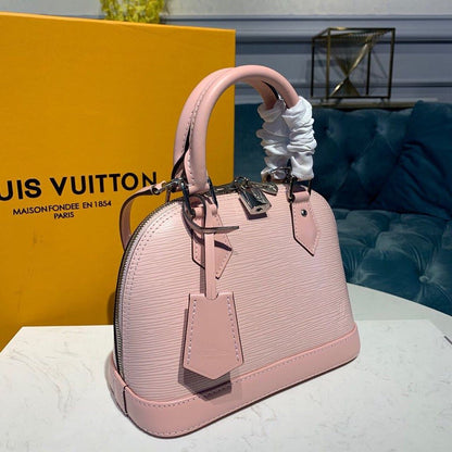 LV Alma BB Epi Rose Ballerine Pink For Women,  Shoulder And Crossbody Bags 9.2in/23.5cm LV M41327