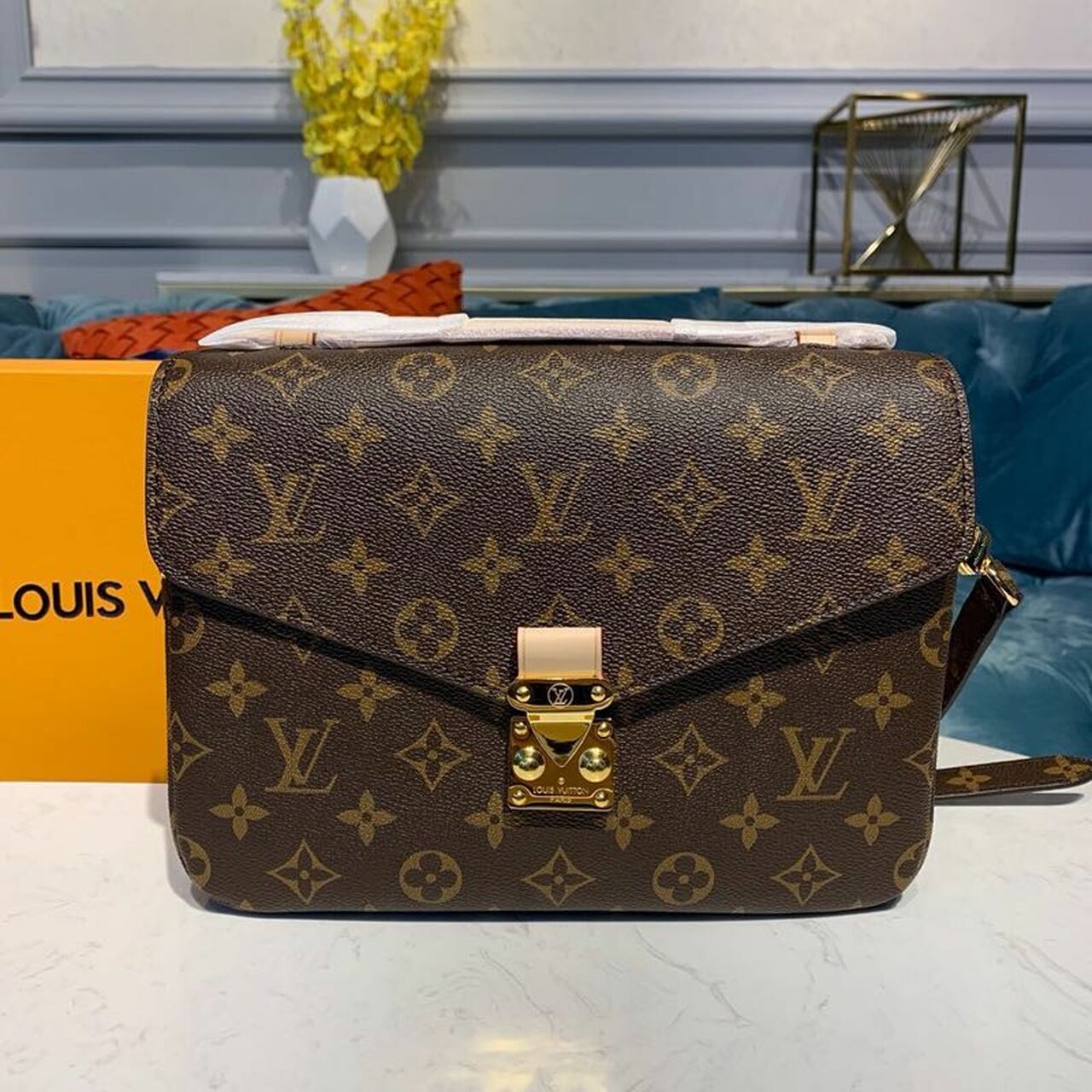 LV Pochette Metis Bag Monogram Canvas For Women, Women’s Handbags, Shoulder And Crossbody Bags 9.8in/25cm LV M44875