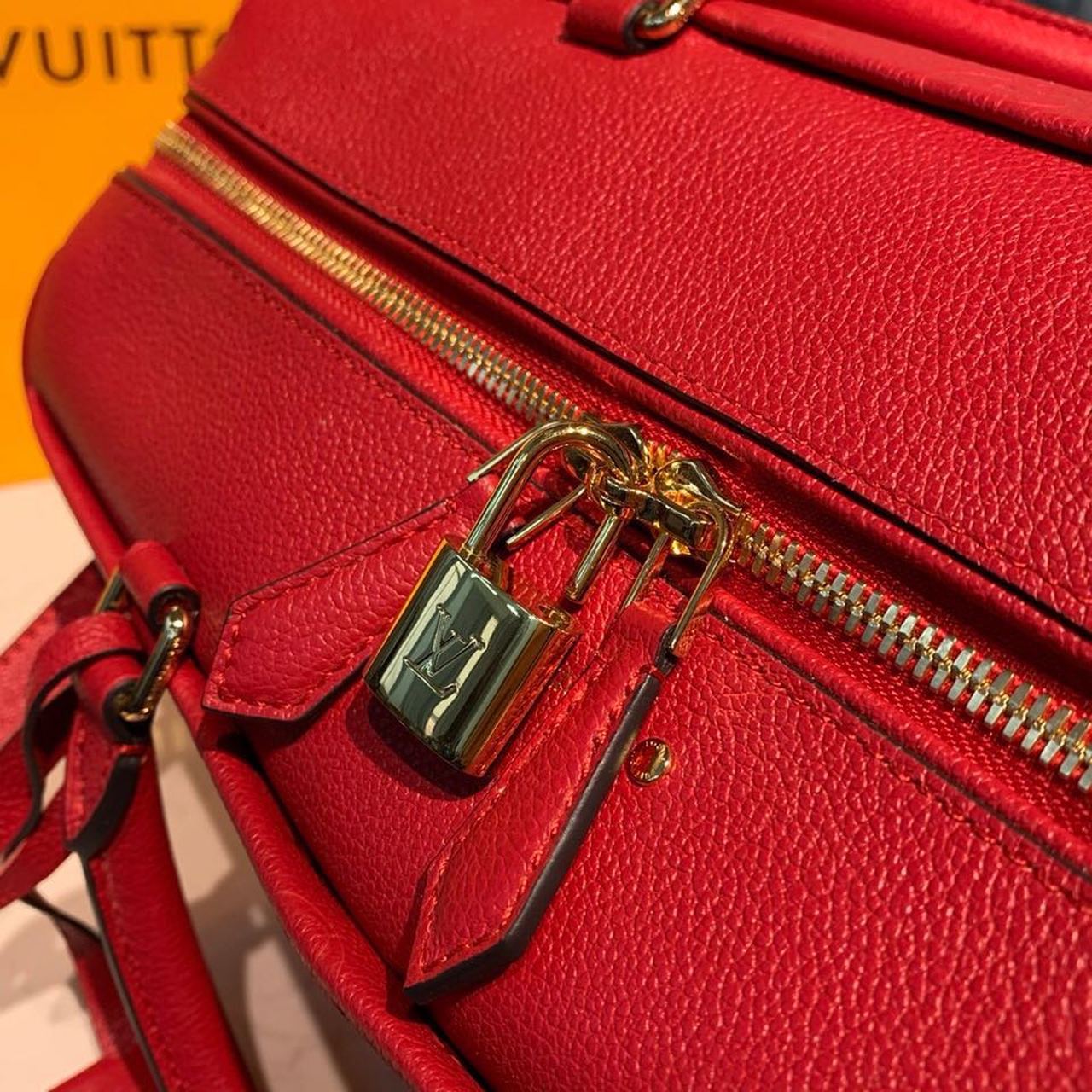 LV Speedy Bandouliere 30 Monogram Empreinte Cherry Red For Women,  Shoulder And Crossbody Bags 11.8in/30cm LV