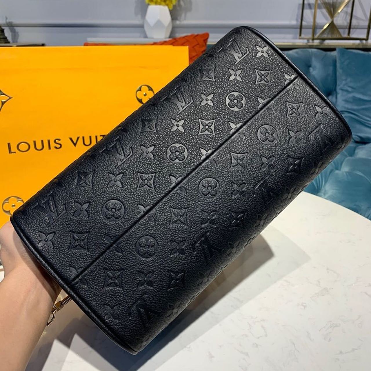 LV Speedy Bandouliere 30 Monogram Empreinte Black For Women,  Shoulder And Crossbody Bags 11.8in/30cm LV M42406