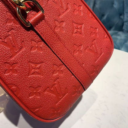 LV Speedy Bandouliere 25 Monogram Empreinte Cherry Red For Women,  Shoulder And Crossbody Bags 9.8in/25cm LV