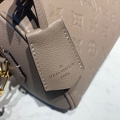 LV Speedy Bandouliere 20 Monogram Empreinte Galet Grey For Women,  Shoulder And Crossbody Bags 7.8in/20cm LV