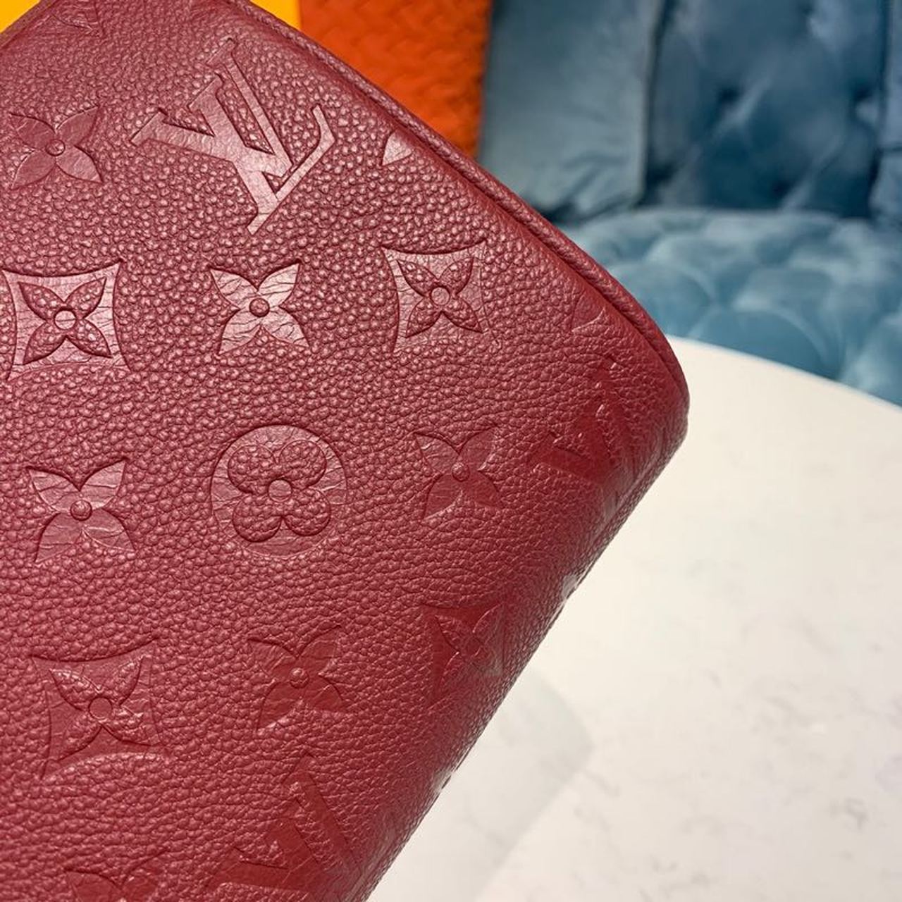 LV Speedy Bandouliere 20 Monogram Empreinte Burgundy For Women,  Shoulder And Crossbody Bags 7.8in/20cm LV