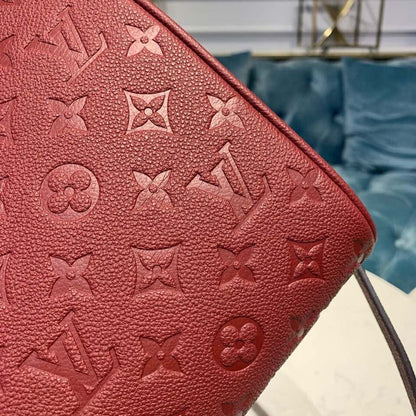 LV Speedy Bandouliere 30 Monogram Empreinte Bunrgundy For Women,  Shoulder And Crossbody Bags 11.8in/30cm LV