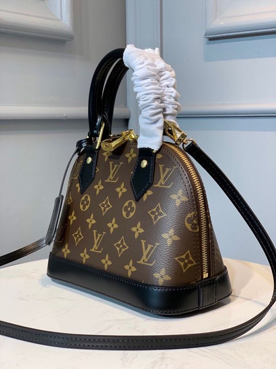 LV Alma BB Monogram Canvas For Women,  Shoulder And Crossbody Bags 9.8in/24cm LV M53152