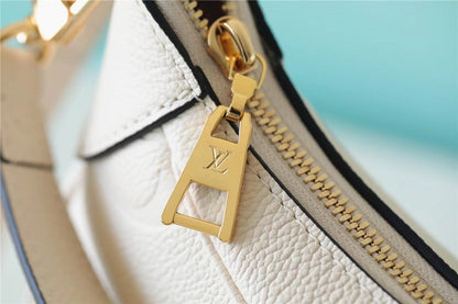 LV Bagatelle Monogram Empreinte Creme Beige For Women,  Shoulder And Crossbody Bags 22cm/8.7in LV M46099