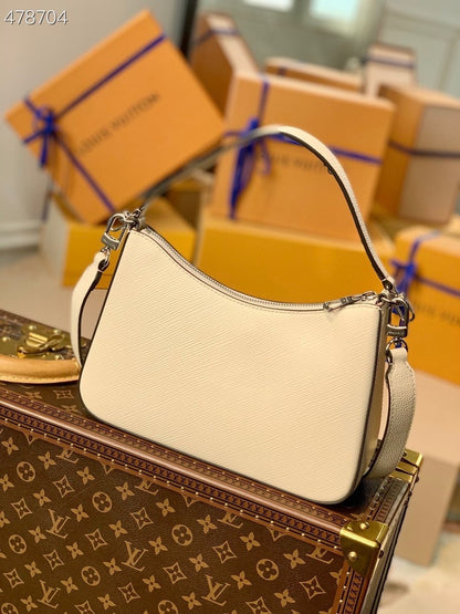 LV Marelle Epi White For Women, Women’s Handbags, Shoulder And Crossbody Bags 9.8in/25cm LV M80688