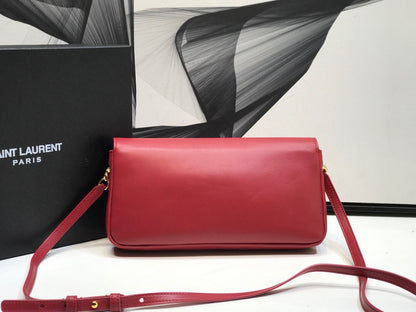 YSSL Kate Tassel Small Shoulder Bag Red For Women 10.2in/26cm YSL 