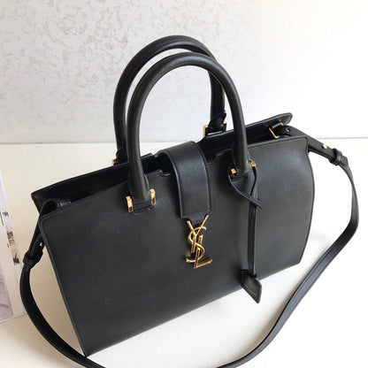 YSSL Monogram Cabas Small Black For Women 12in/31cm YSL