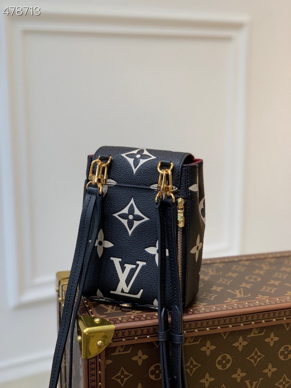 LV Tiny Backpack Bag 20cm By The Pool Monogram Canvas Spring/Summer 2021 Collection M80783, Black