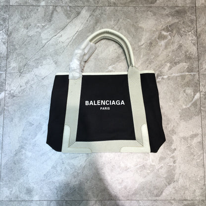 Balen Navy XS Tote Bag In Black, For Women,  Bags 12.6in/32cm