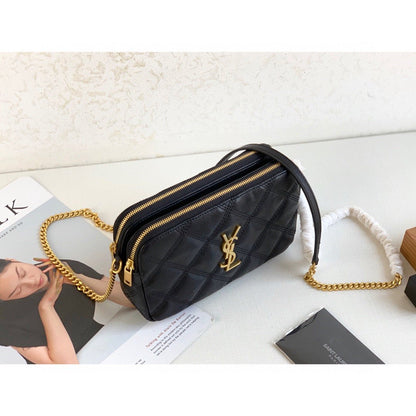 YSSL Becky Crossbody Bag Black For Women 7in/18cm YSL P00533588