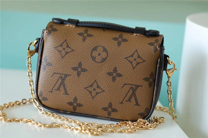 LV Micro Metis Monogram Canvas For Women, Women’s Handbags, Shoulder And Crossbody Bags 5.5in/14cm LV