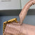 Balen Hourglass Mini Handbag With Chain In Beige, For Women,  Bags 4.7in/12cm