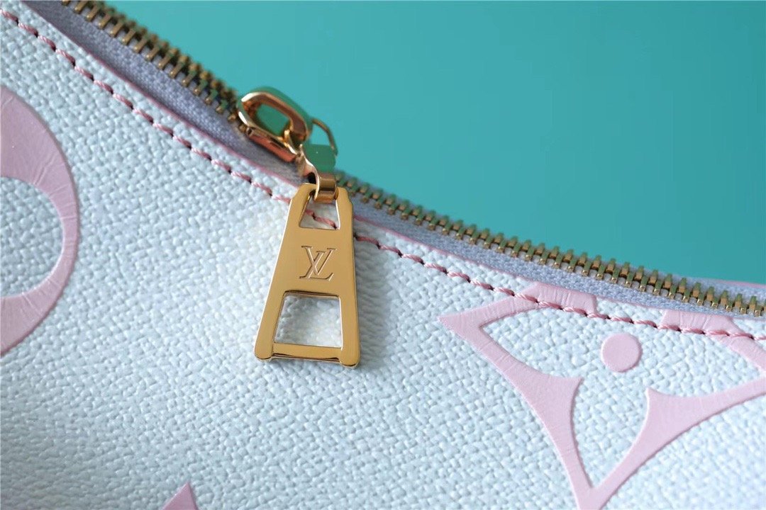 LV Marshmallow PM Hobo Bag In Monogram Canvas For Women 24cm/9.4 Inches Sunrise Pastel LV M46080