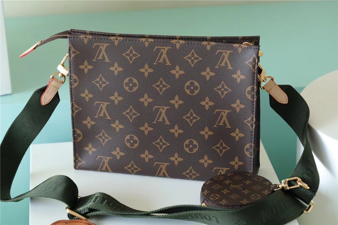 LV Pochette Double Monogram Canvas For Women, Women’s Bags, Shoulder And Crossbody Bags 10.2in/26cm LV