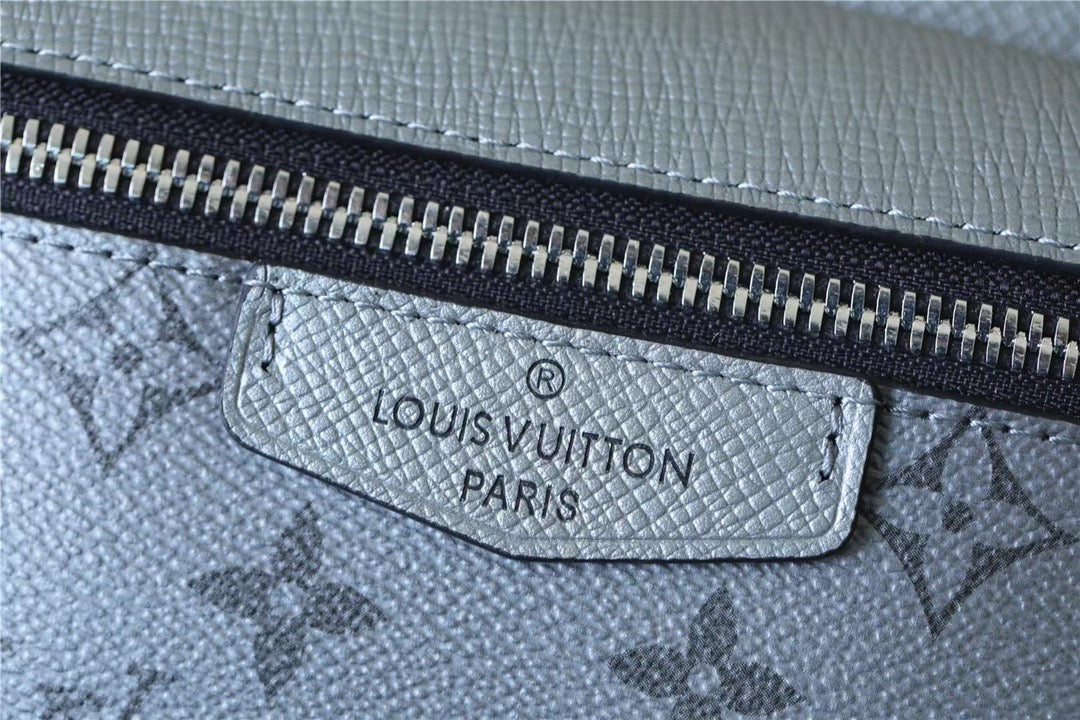 LV Outdoor Bumbag Monogram Canvas Grey For Men, Bags 8.3in/21cm LV