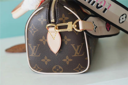 LV Speedy Bandouliere 20 Monogram Canvas Black For Women,  Shoulder And Crossbody Bags 20cm/7.9in LV M46234