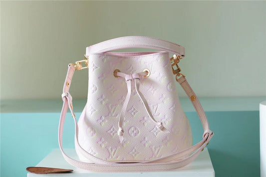 LV NeoNoe BB Monogram Empreinte Pink For Women,  Shoulder And Crossbody Bags 7.9in/20cm LV M46174