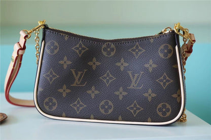 LV Easy Pouch On Strap Monogram Canvas For Women,  Shoulder And Crossbody Bags 19cm/7.5in LV