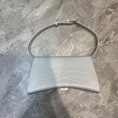 Balen Hourglass Handbag In White, For Women,  Bags 9.8in/25cm