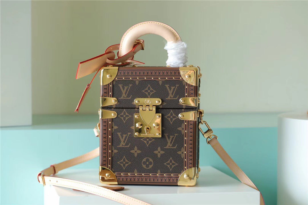 LV Camera Box Monogram Canvas By Nicolas Ghesquiere For Women,  Shoulder And Crossbody Bags 21.5cm/8.5in LV 