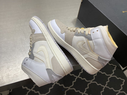 Nike air Jordan 1 Mid SE Craft ‘Inside Out’ Beige For Men DQ3726-100