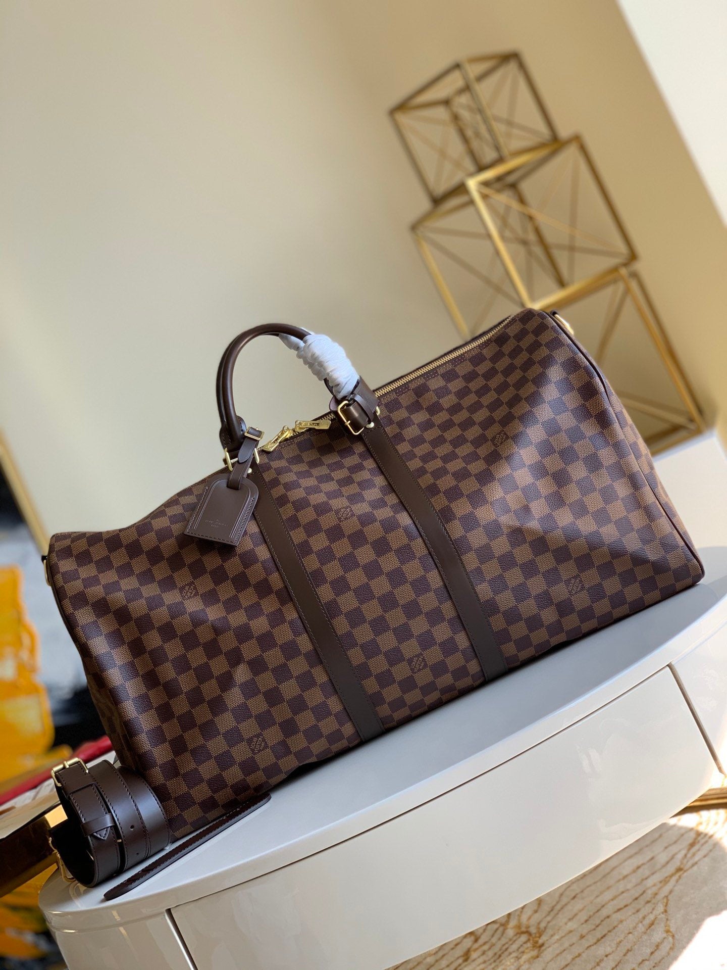 LV Damier 55cm Brown