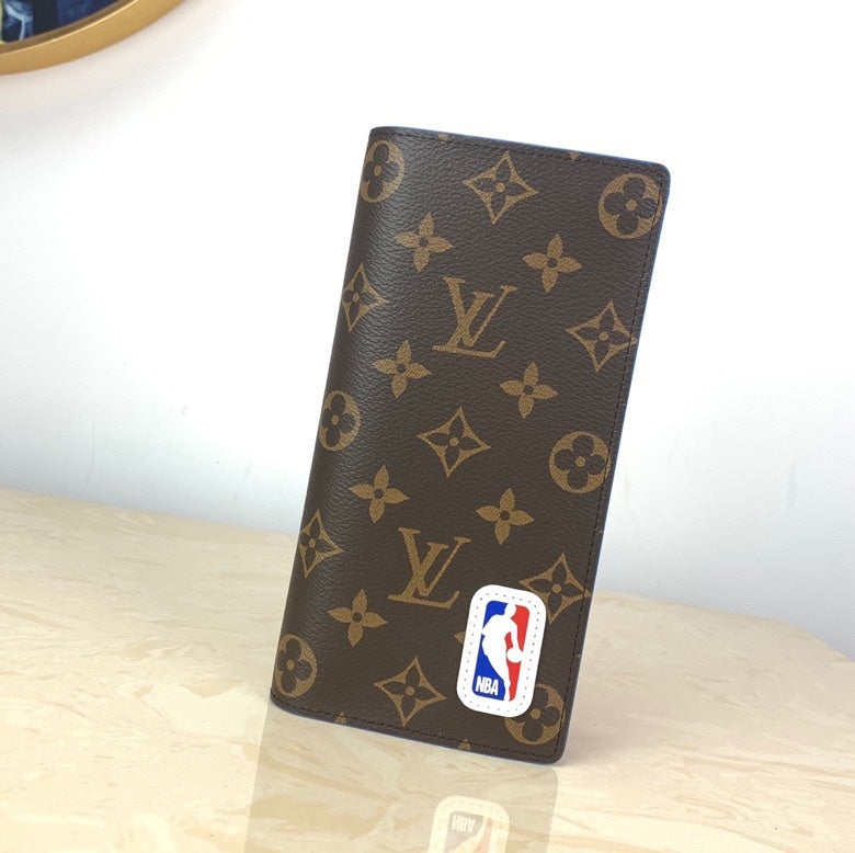 LV Damier Graphite Wallet 19cm Brown