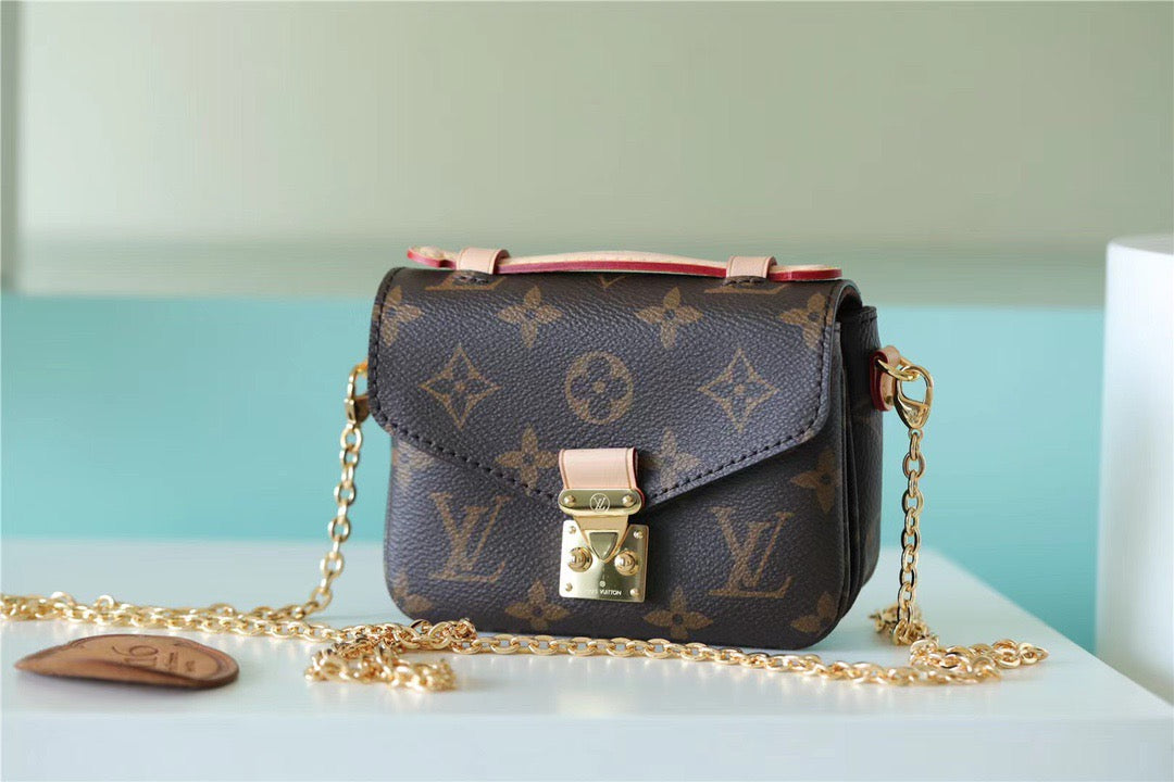 LV Micro Metis Monogram Canvas For Women, Women’s Handbags, Shoulder And Crossbody Bags 5.5in/14cm LV M81267