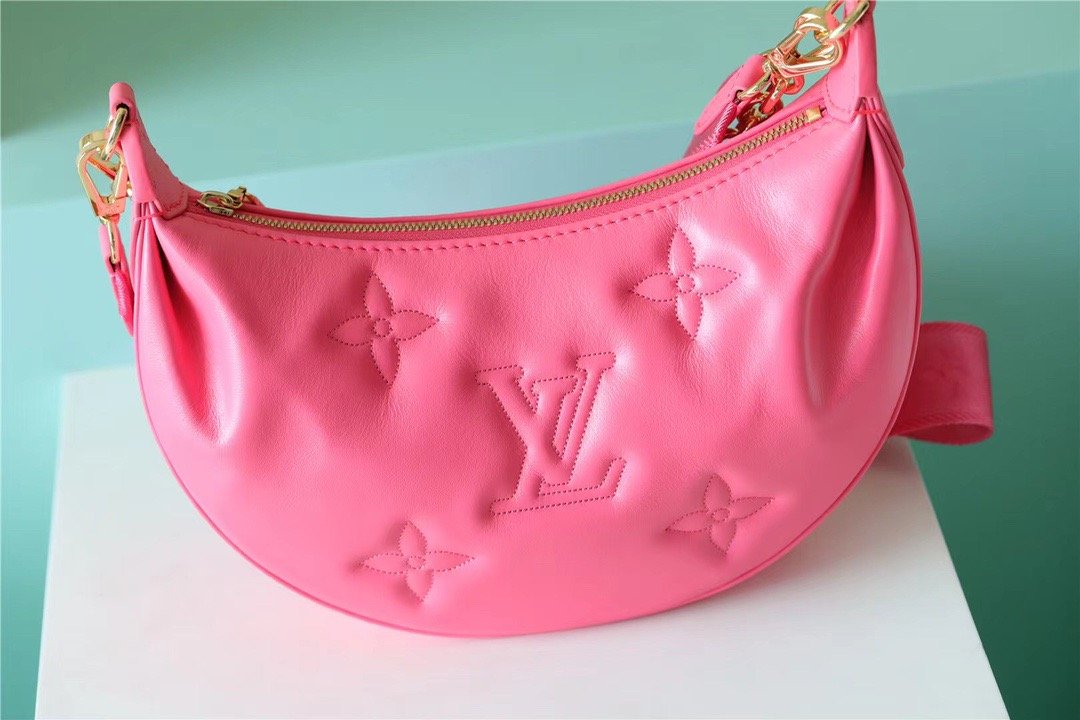 LV Over The Moon Bag Handbags For Women In Dragon Fruit Pink 10.8in/28cm LV M59915