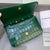 Balen Croc Embossed Patent B Bag With Chain In Green, For Women,  Bags 7.9in/20cm