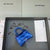 Balen Hourglass Mini Handbag With Chain In Light Blue, For Women,  Bags 4.7in/12cm