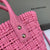 Balen Bistro XS Basket With Strap In Pink, For Women,  Bags 16.1in/41cm 6713422IE3Y5812