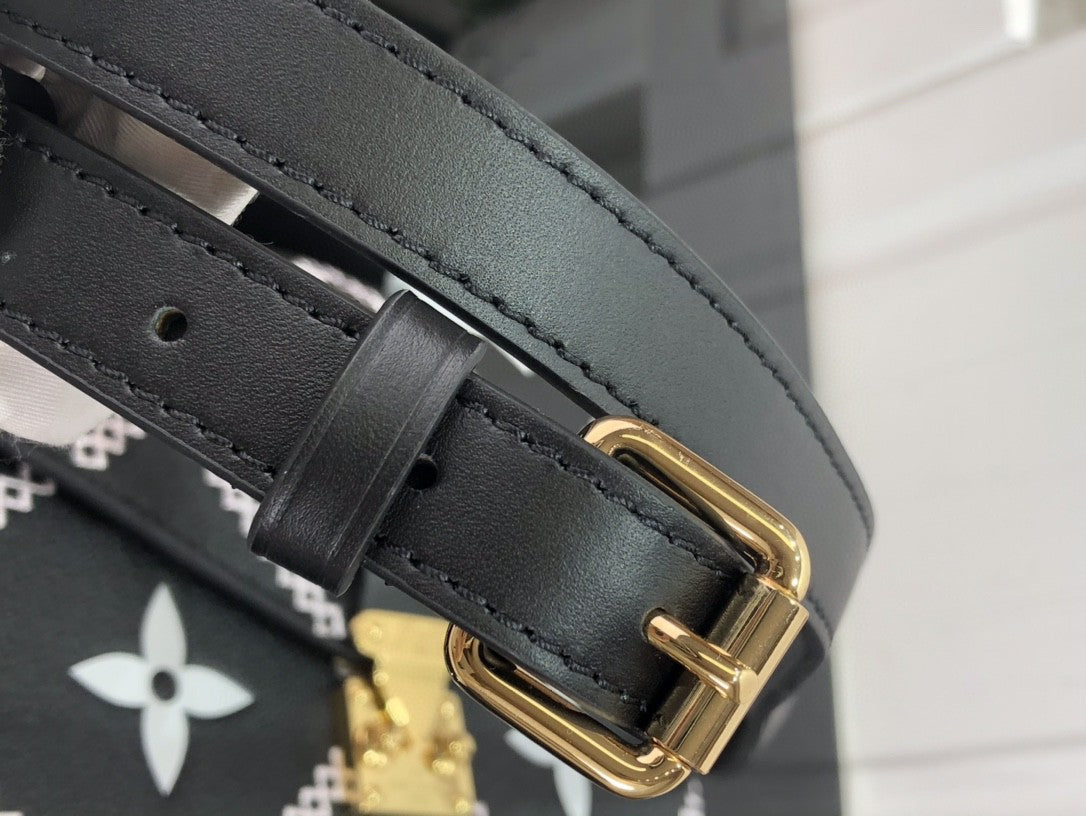 LV Pochette Metis Monogram Empreinte Black For Spring,  Shoulder And Crossbody Bags 9.8in/25cm LV M46028