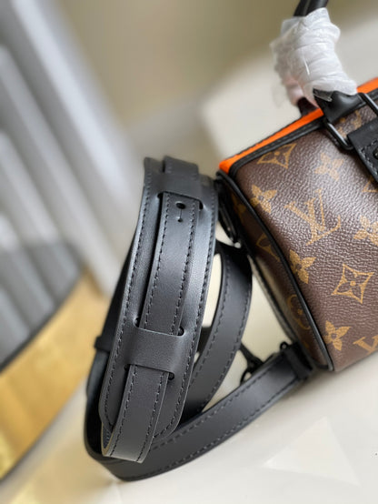 LV Keepall XS Monogram Canvas By Virgil Abloh For Men, Bags 8.3in/21cm LV M80118